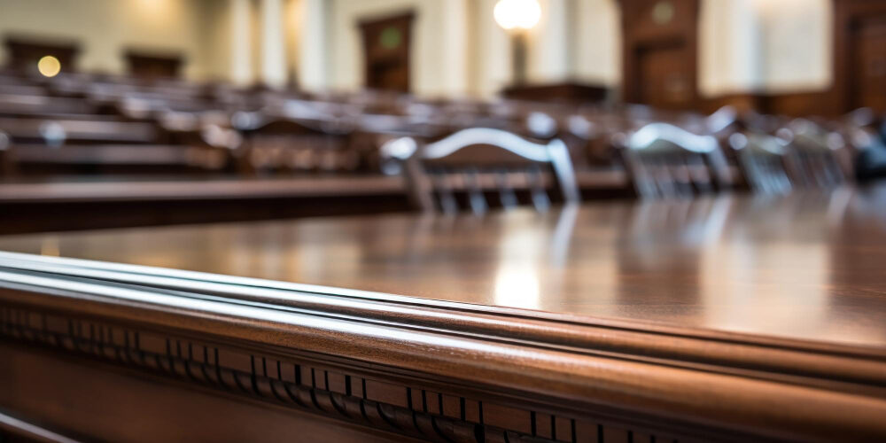 photograph of courtroom